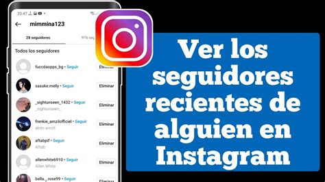 Cómo Ver Los Seguidores Recientes De Alguien En Instagram 2024 Youtube