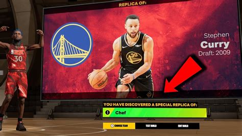 How To Unlock The Chef Build On Nba K Steph Curry Replica Build