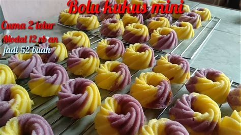 Pasti Laris Manis Cuma 2 Telur Dapat 52 Buah Bolu Kukus Mini Super