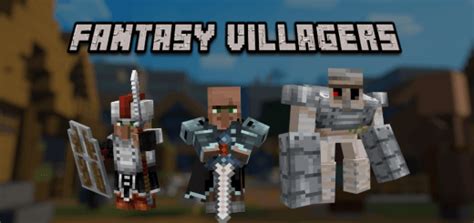 Fantasy Villagers Remake Addon MCDL Minecraft Addons