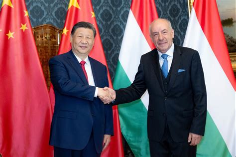 Xi Says Ready To Jointly Promote China Hungary Ties To Higher Levels