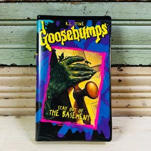 Goosebumps Stay Out Of The Basement Vhs Tape Etsy