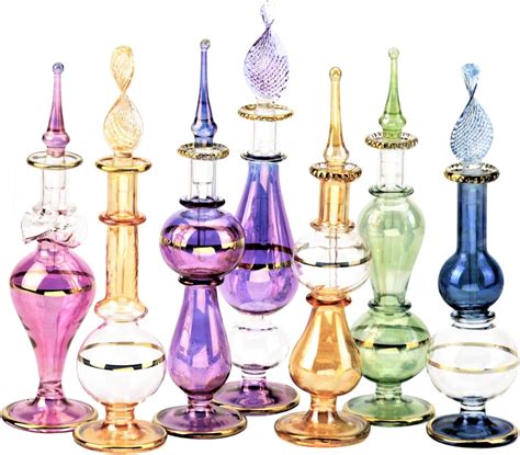 Amazon Egyptian Perfume Bottles Glass Blown Genie Bottles Potions