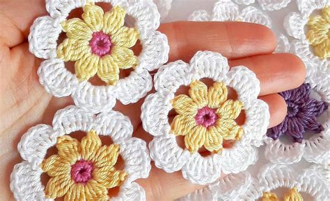 Crochet Flower Patterns For Beginners Yarn Hooks