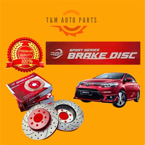 Original Rbs Sport Front Disc Rotor Toyota Vios Spec G S Trd