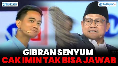 Cak Imin Menyerah Tak Bisa Jawab Di Debat Pilpres Cawapres