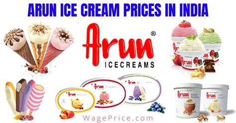 Arun Ice Cream Price List 2025 [INDIA]