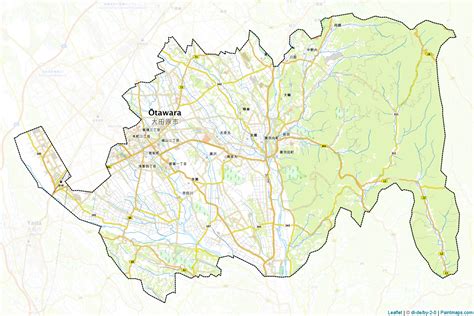 Sample Maps Of Otawara Generated With Map Cropping Masking Tool