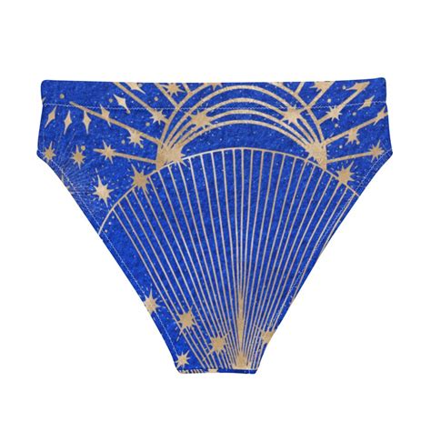 Celestial Star Energy Design Bikini Eco Swim Made Of Recycled Fabric Woman High Waisted Bikini