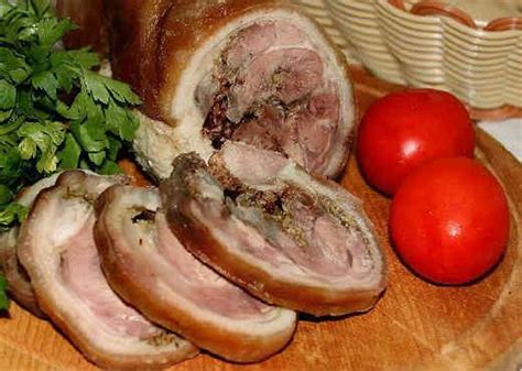 Рулет из рульки свиной с фото_в духовке | Еда, Рецепты приготовления ...
