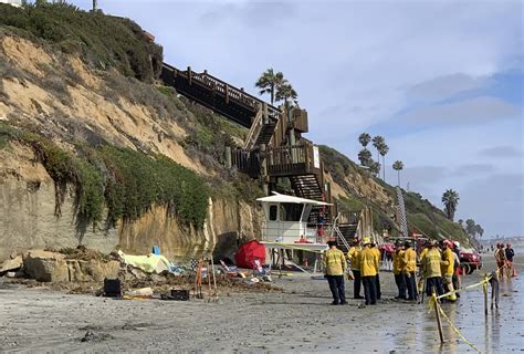 Fatal California Cliff Collapse Firefighternation Fire Rescue