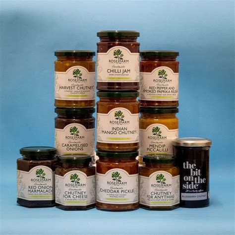 Jars Of Rose Farm Preserves Choose Your Own Cheddar Gorge Cheese