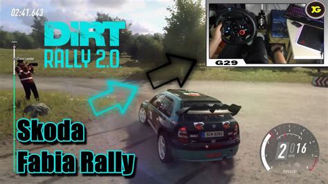 Skoda Fabia Rally Dirt Rally 20 Logitech G29 Shifter Handbrake