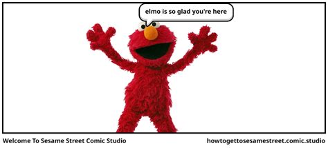 Welcome To Sesame Street Comic Studio Comic Studio