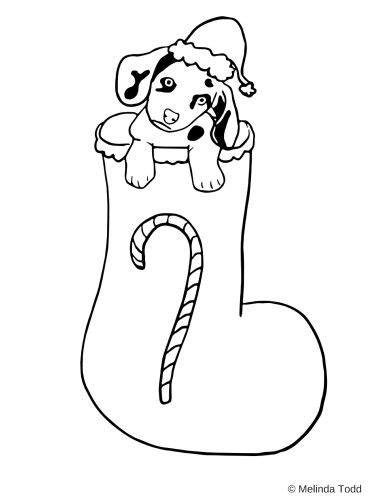 Dachshund In A Stocking Christmas Coloring Page Coloring Pages Free Coloring Pages