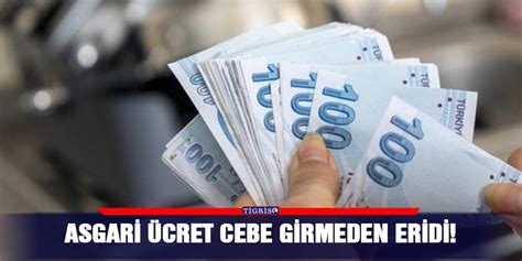 Asgari ücret cebe girmeden eridi