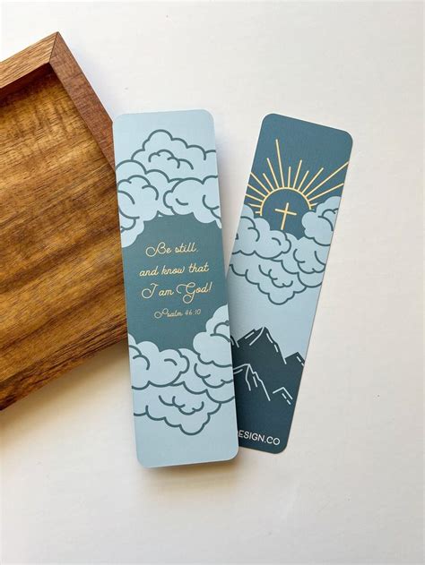 Mountain Cloud Verse Bookmarks Psalm Esv Psalms Nasb Size