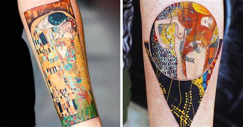 10 Gustav Klimt Tattoos For Art Lovers