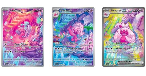 Cards Of Pok Mon Tcg Paldea Evolved Part Tinkatink Illustrations