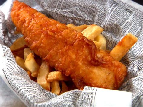 Traditional British Fish and Chips Recipe | Food Network