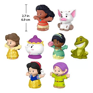 Disney Princess Story Duos 8-Pack Figures by Fisher-Price Little People