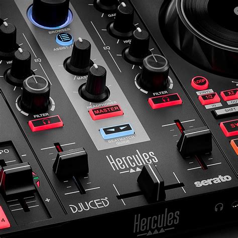 Hercules DJ Control Inpulse 200 MK2 DJ Mixer Black AMS DJC INPULSE 200