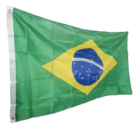 Bandeira Do Brasil Oficial Dupla Face Ilh S Paredes Frete Gr Tis