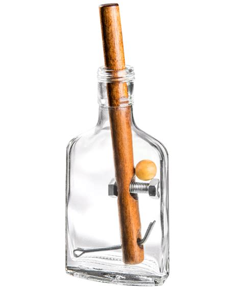 Grecian Bottle Logic And Dexterity Puzzle In A Glass Bottle