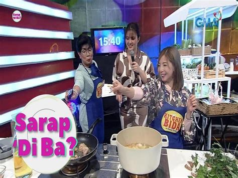 Sarap Di Ba Chef Jose Sarasola Nagulat Sa Ginawa Nina Ate Velma At