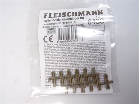 Fleischmann 6433 Profi Gleis Isolier Schienenverbinder Neuwertig Und