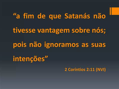 As armadilhas de satanás Caril Borges PPT