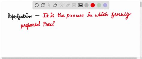 solvedpeptization involves  precipitation  colloidal particles
