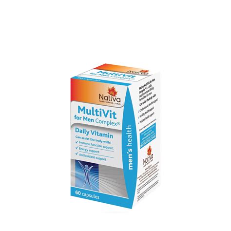 Nativa Multivit Men Complex Caps 60 S Sparkport Pharmacy