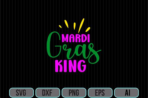 Mardi Gras King Svg Graphic By Designplaza Creative Fabrica