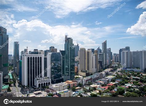 Manila Philippines Oct 2023 Skyline Makati Area Manila Makati Has ...