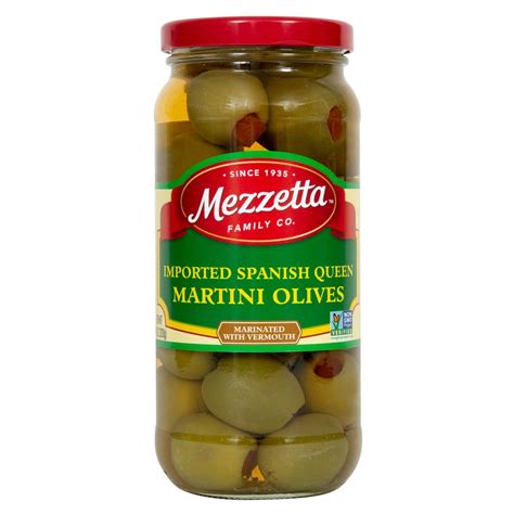 Mezzetta Imported Spanish Queen Martini Olives 10 Oz