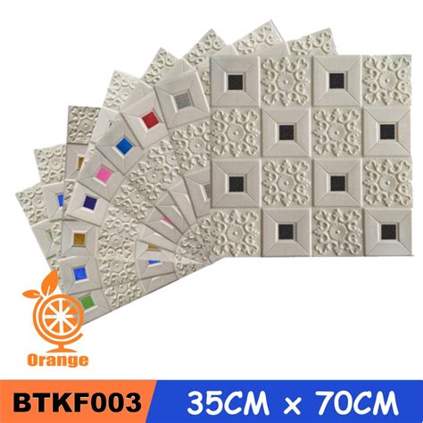 Jual Wallpaper D Foam Motif Batik Brickfoam Cm X Cm Foam Batik