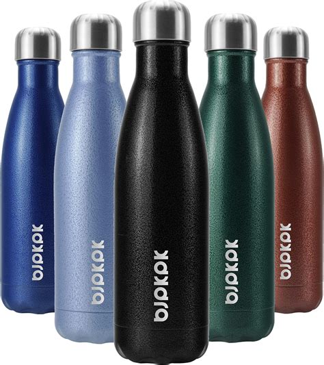 Bjpkpk Botella De Agua De Acero Inoxidable Oz Doble Pared Aislada