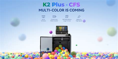 The Creality K2 Plus X CFS Combo Goes On Pre Sale Its First Multi