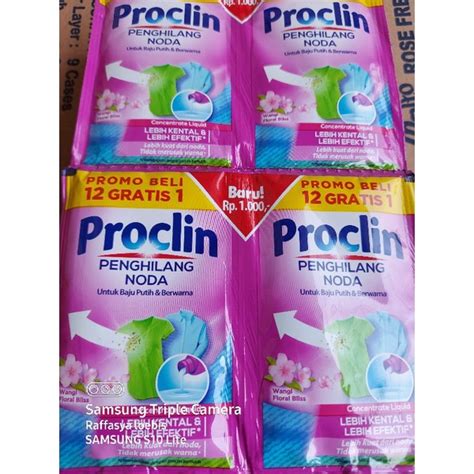 Jual Proclin Saset Ml Isi Saset Shopee Indonesia