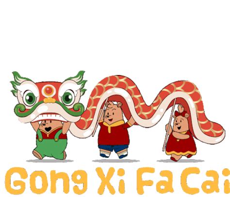 Gong Xi Fa Cai Sticker Gong Xi Fa Cai Happy Chinese