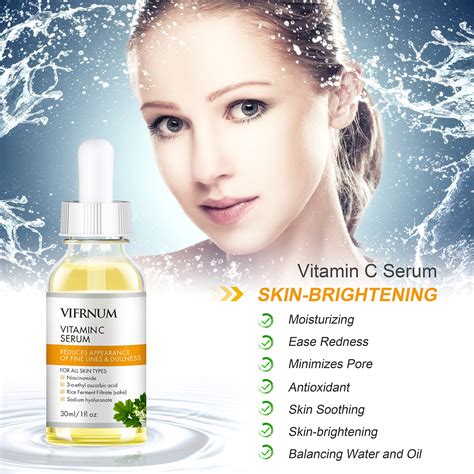 Organic Pure Hyaluronic Acid Vitamin C Serum For Face Naturals Vitamin