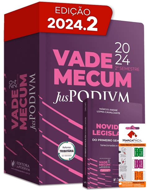 Vade Mecum Juspodivm 2024 2º Semestre Tradicional Capa Preta