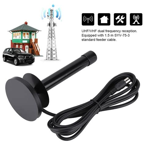 Ylshrf 1 5m Tv 25dbi Dtmb Cmmb Suction Cup Antenna Wireless Car Tv Antenna Indoor Tv Antenna