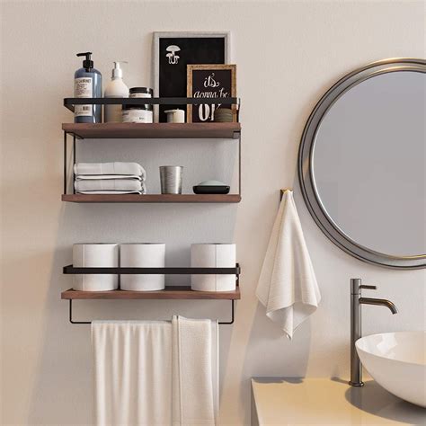 Stories Purefoy Piece Floating Shelf With Towel Bar Reviews