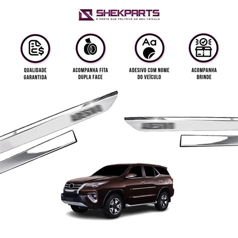 Kit Slim De Friso Cromado Lateral Peugeot 207 4 Portas Shekparts