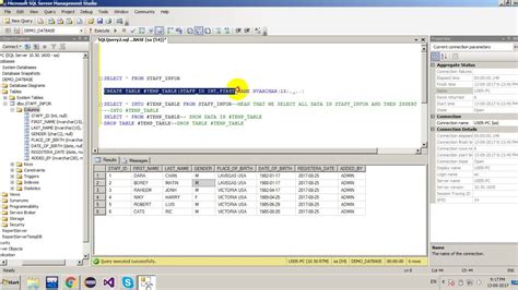 Create Temp Table Sql Server Select Into Two Birds Home