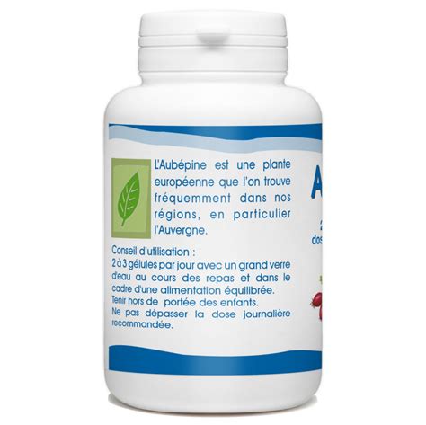 Aubepine Bio 270 mg 200 gélules