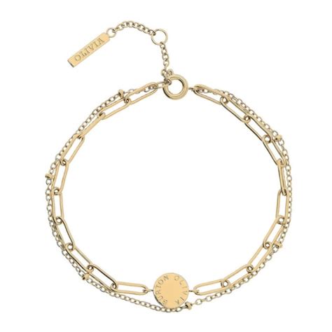 Olivia Burton Illusion Gold Stacking Necklace Set