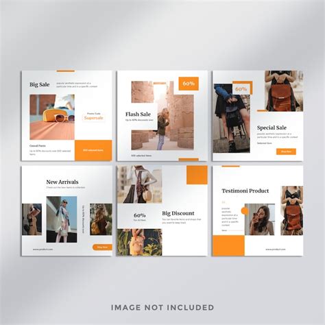 Premium Psd Fashion Instagram Post Template